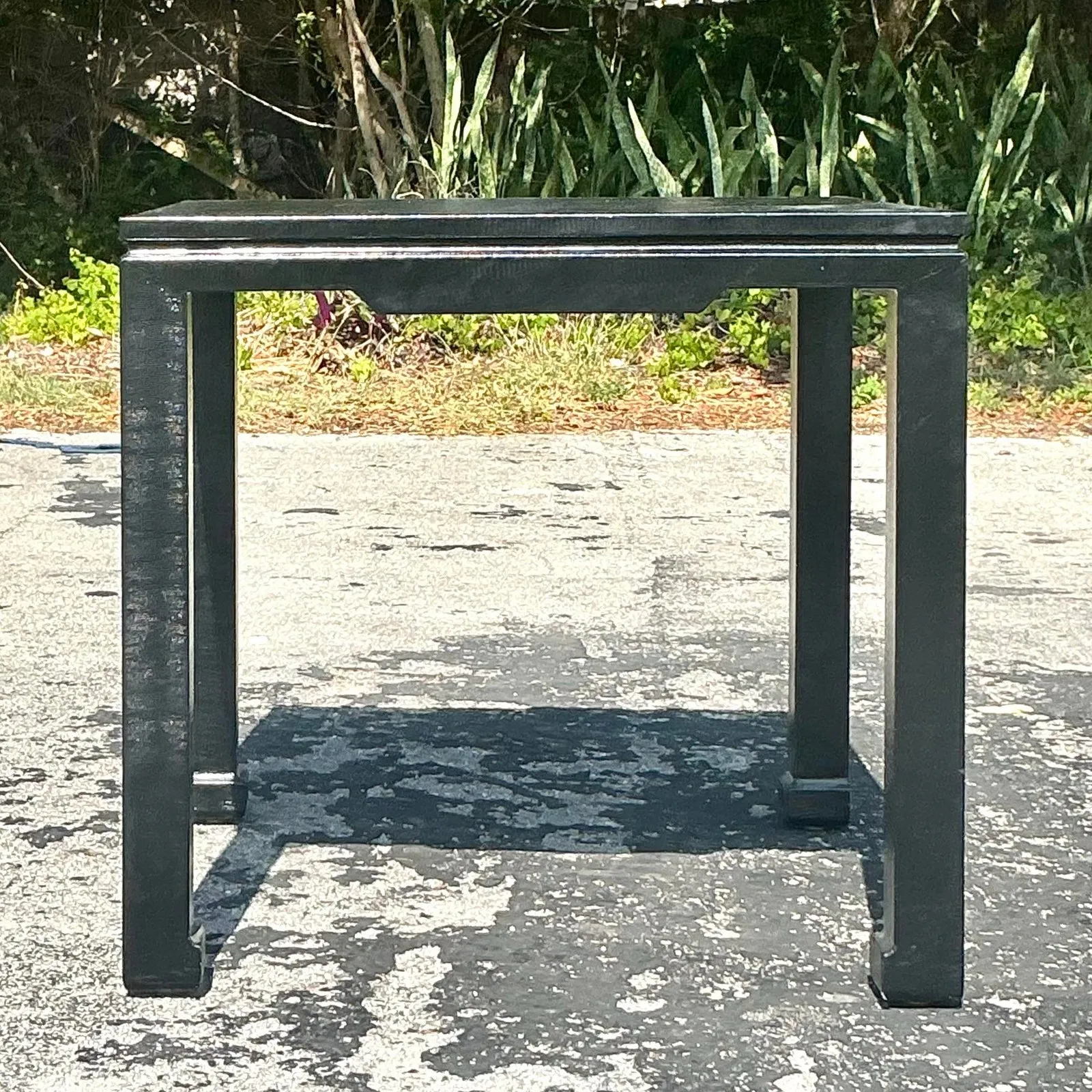 Vintage Boho Faux Lizard Game Table — additional photo 4