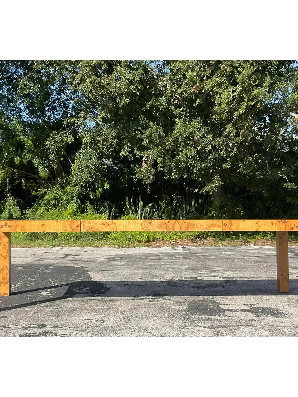 1970s Vintage Boho Tagged Milo Baughman for Thayer Coggin Dining Table — additional photo 2