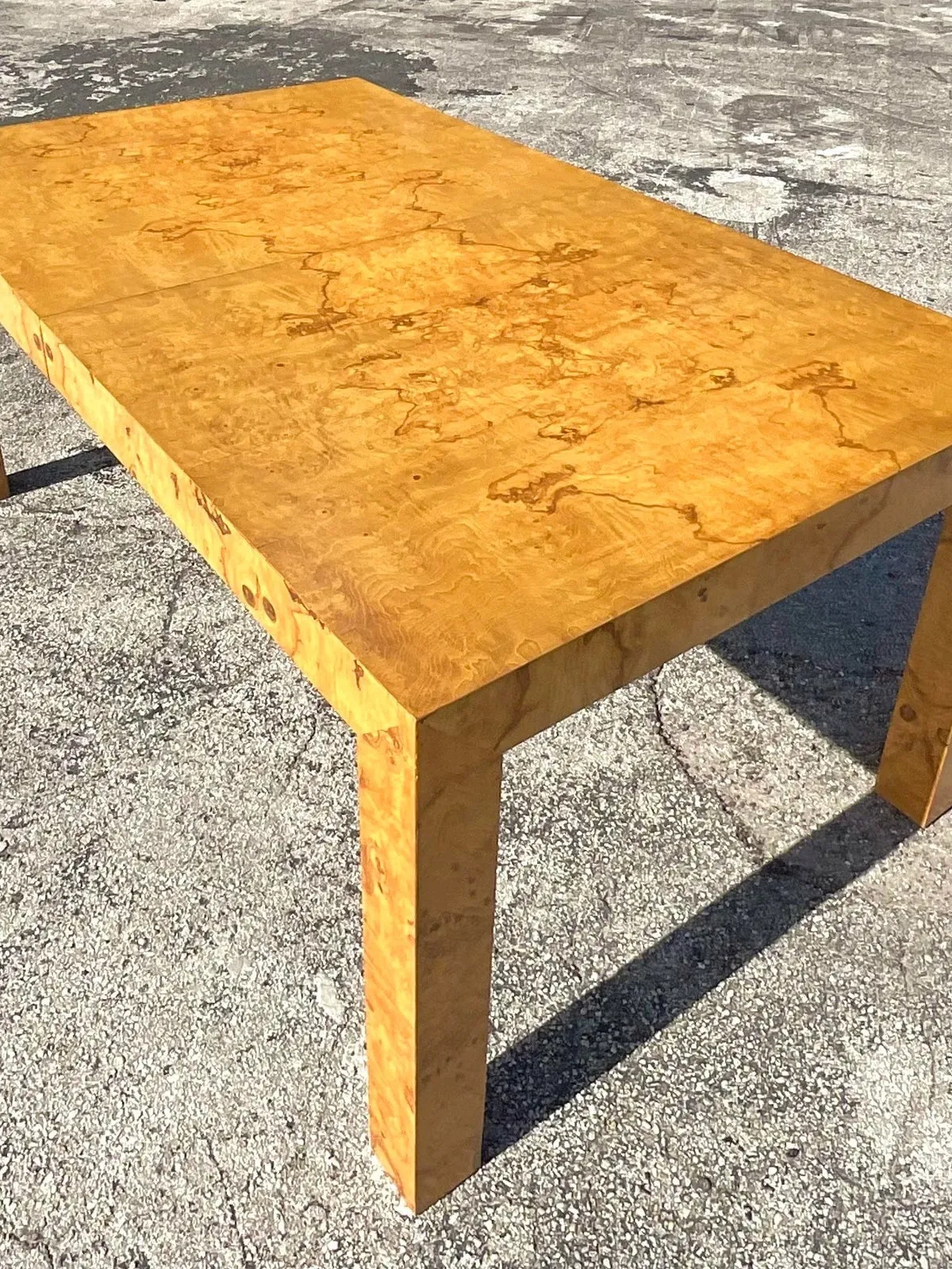 1970s Vintage Boho Tagged Milo Baughman for Thayer Coggin Dining Table — additional photo 1