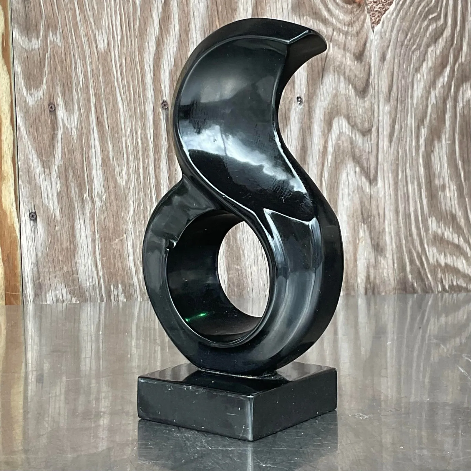 Vintage Boho Abstract Stone Sculpture — additional photo 4