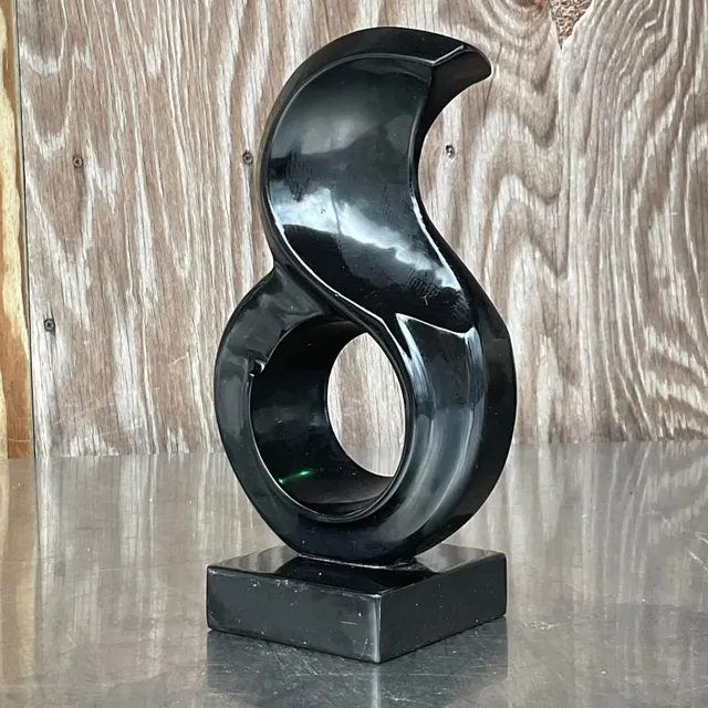 Vintage Boho Abstract Stone Sculpture — additional photo 4