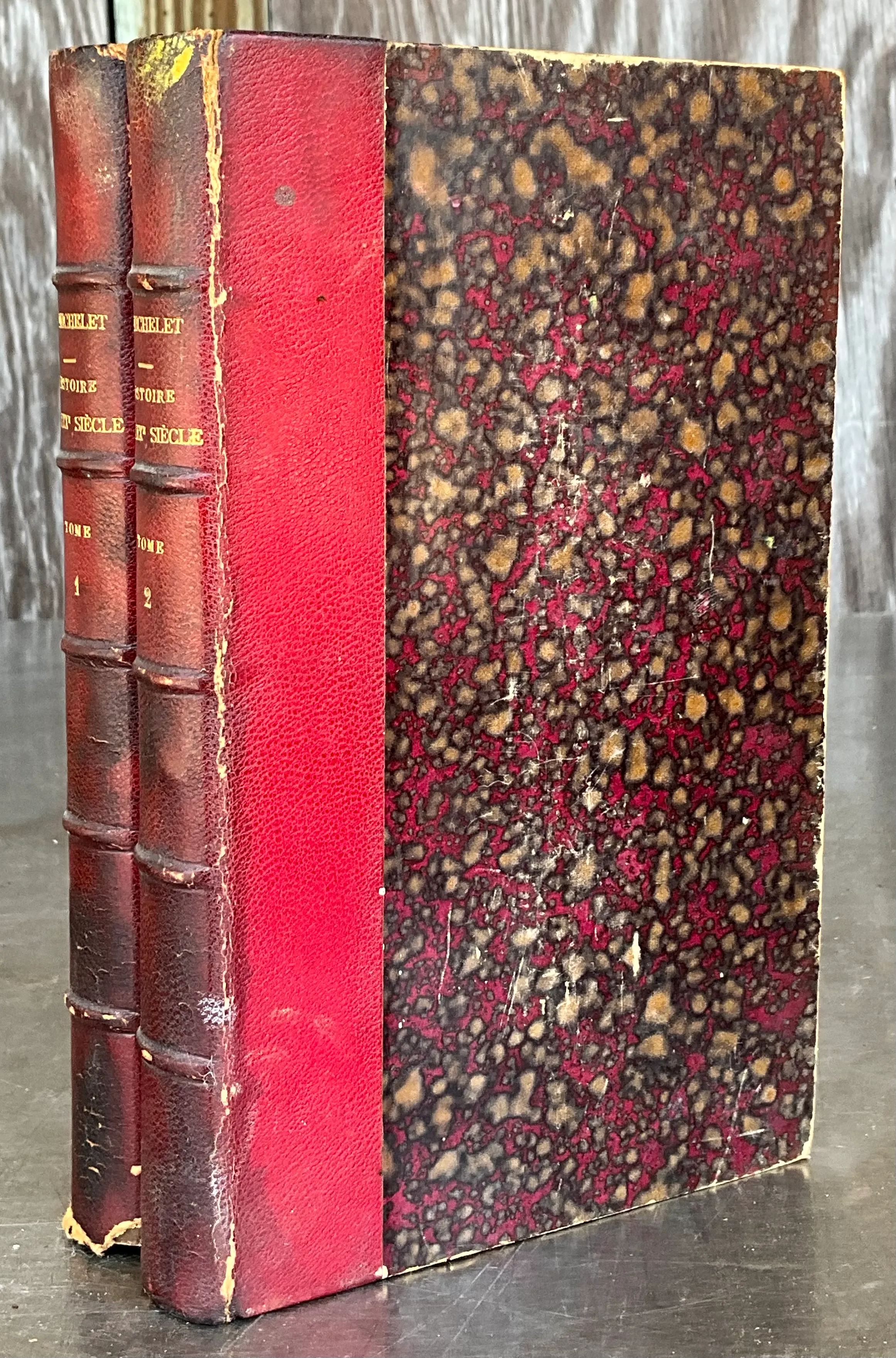 Vintage Jules Michelet – Histoire du XIXe Siècle- 2 Volume Set — additional photo 1