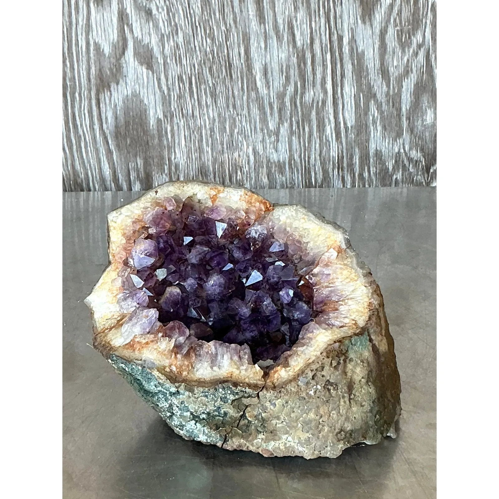 Vintage Boho Amethyst Geode — additional photo 1