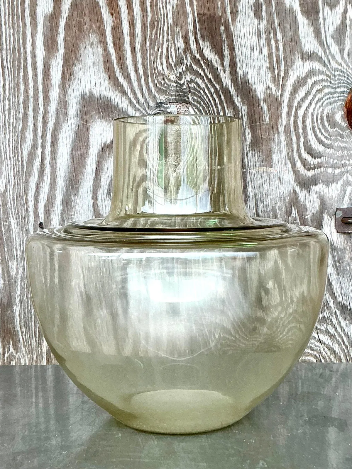 Vintage Boho Monumental Glass Vase — additional photo 5