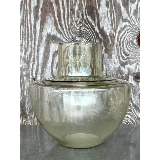 Vintage Boho Monumental Glass Vase — additional photo 1