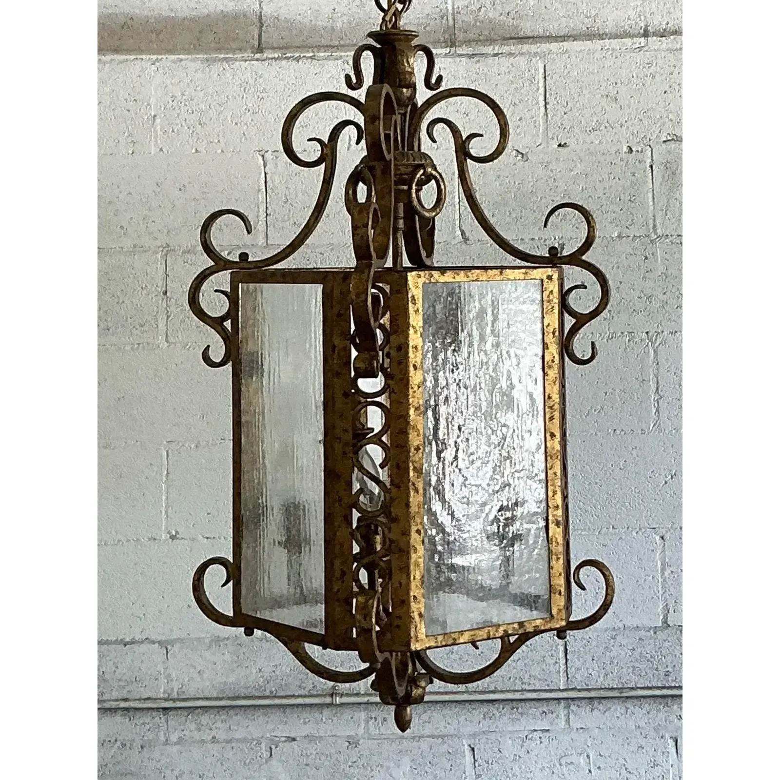 Vintage Regency Gilt Rings Lantern — additional photo 4
