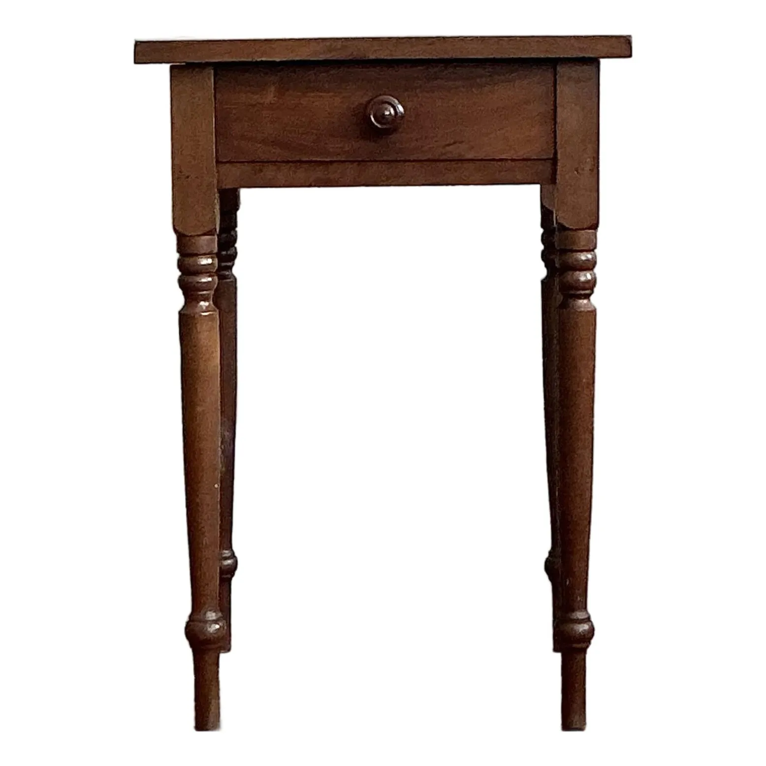Vintage Traditional Turned Wood. Nightstand — additional photo 1