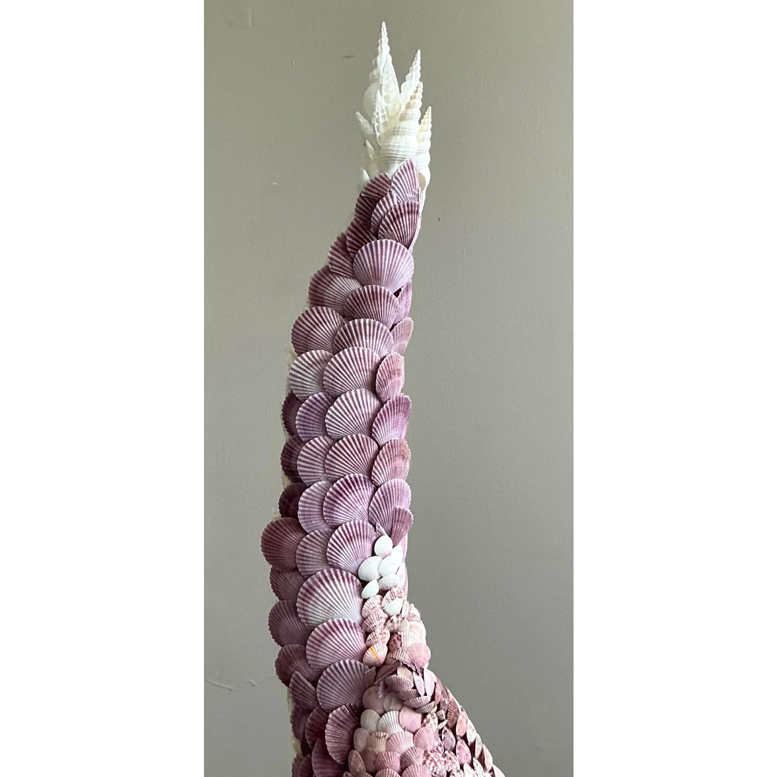 Vintage Coastal Monumental Shell Encrusted Cockatoo — additional photo 5