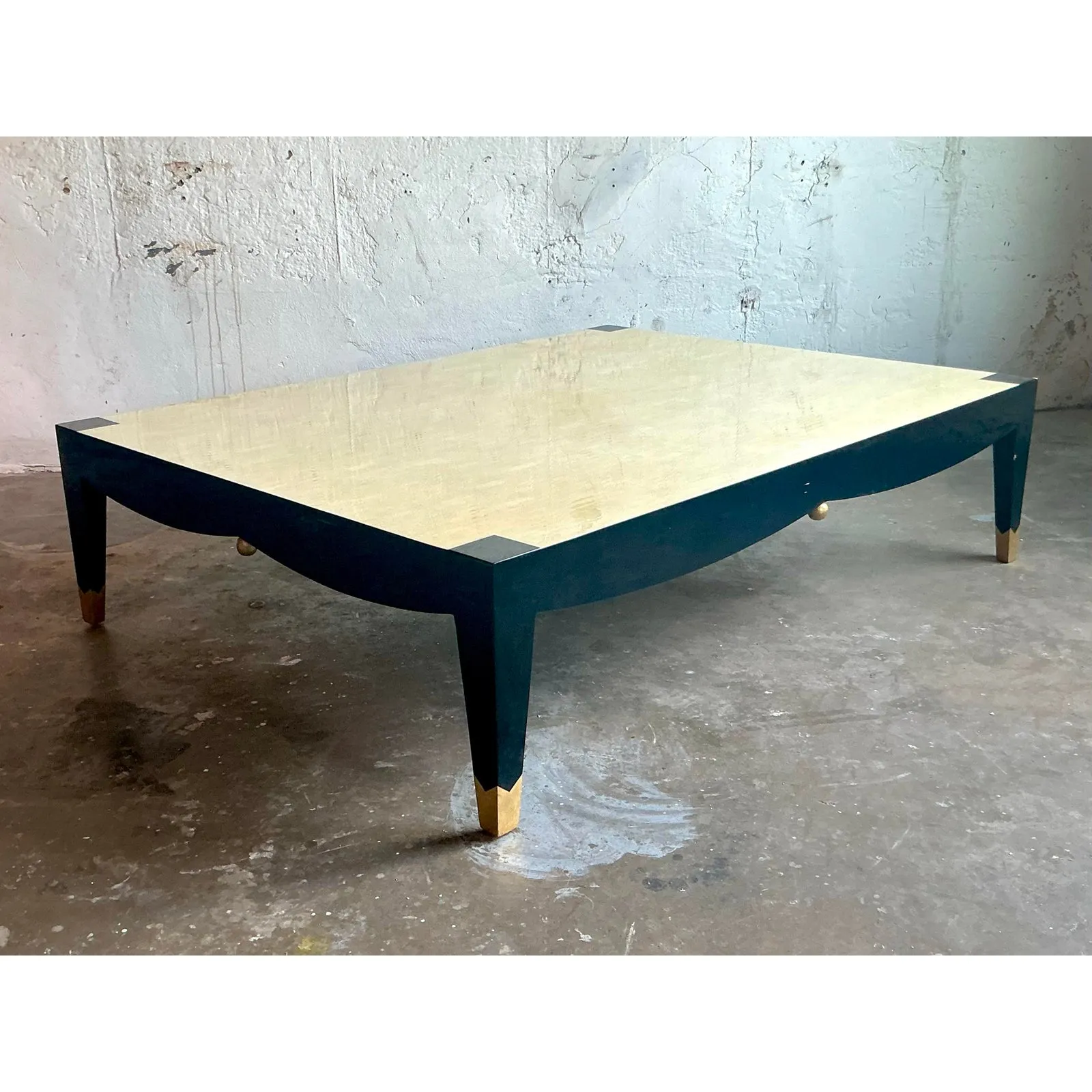 Vintage Boho Monumental Enrique Garcel Bone Coffee Table — additional photo 3