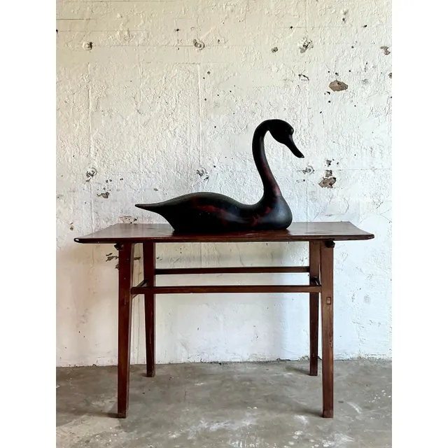 Vintage Boho Life Size Swan Decoy — additional photo 5