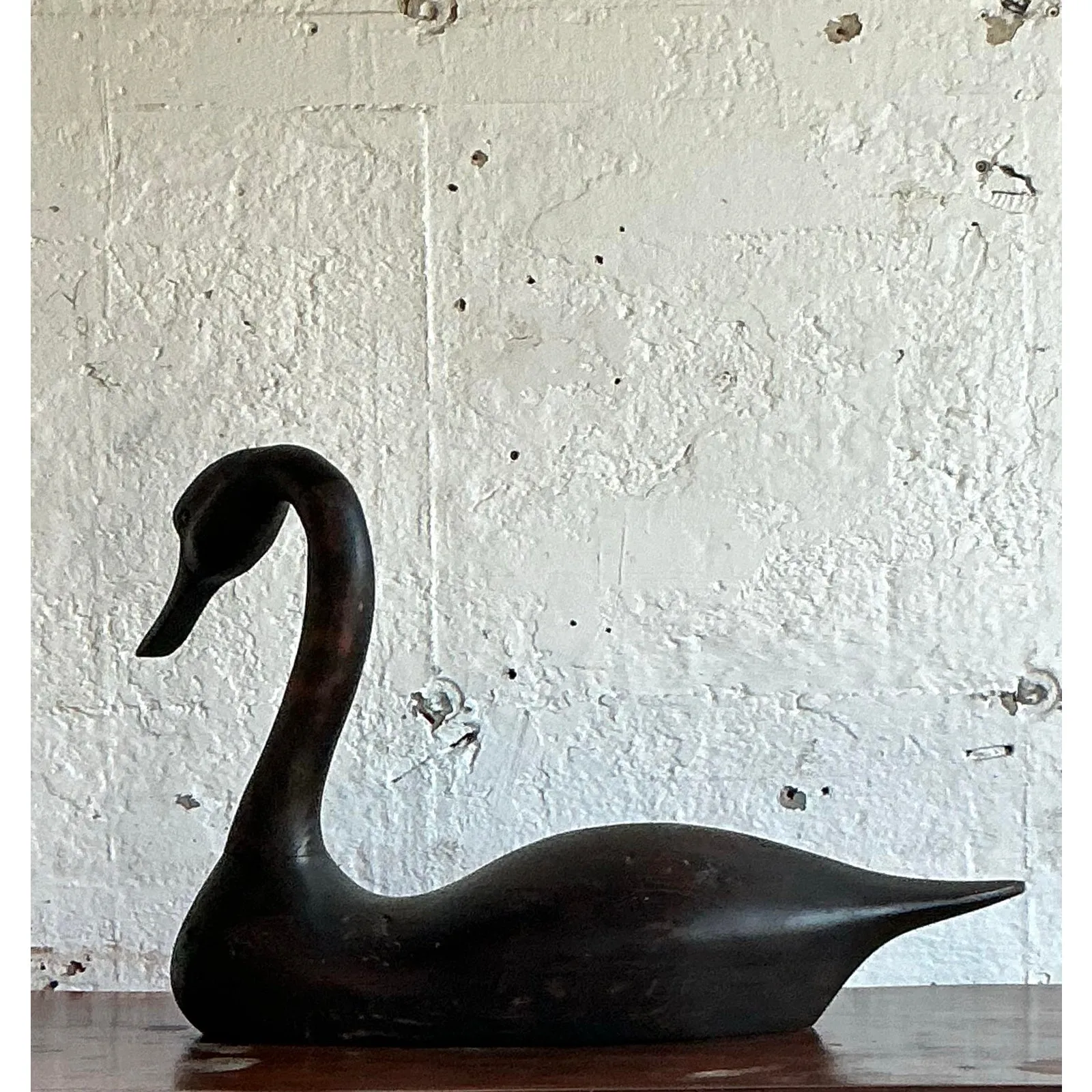 Vintage Boho Life Size Swan Decoy — additional photo 6