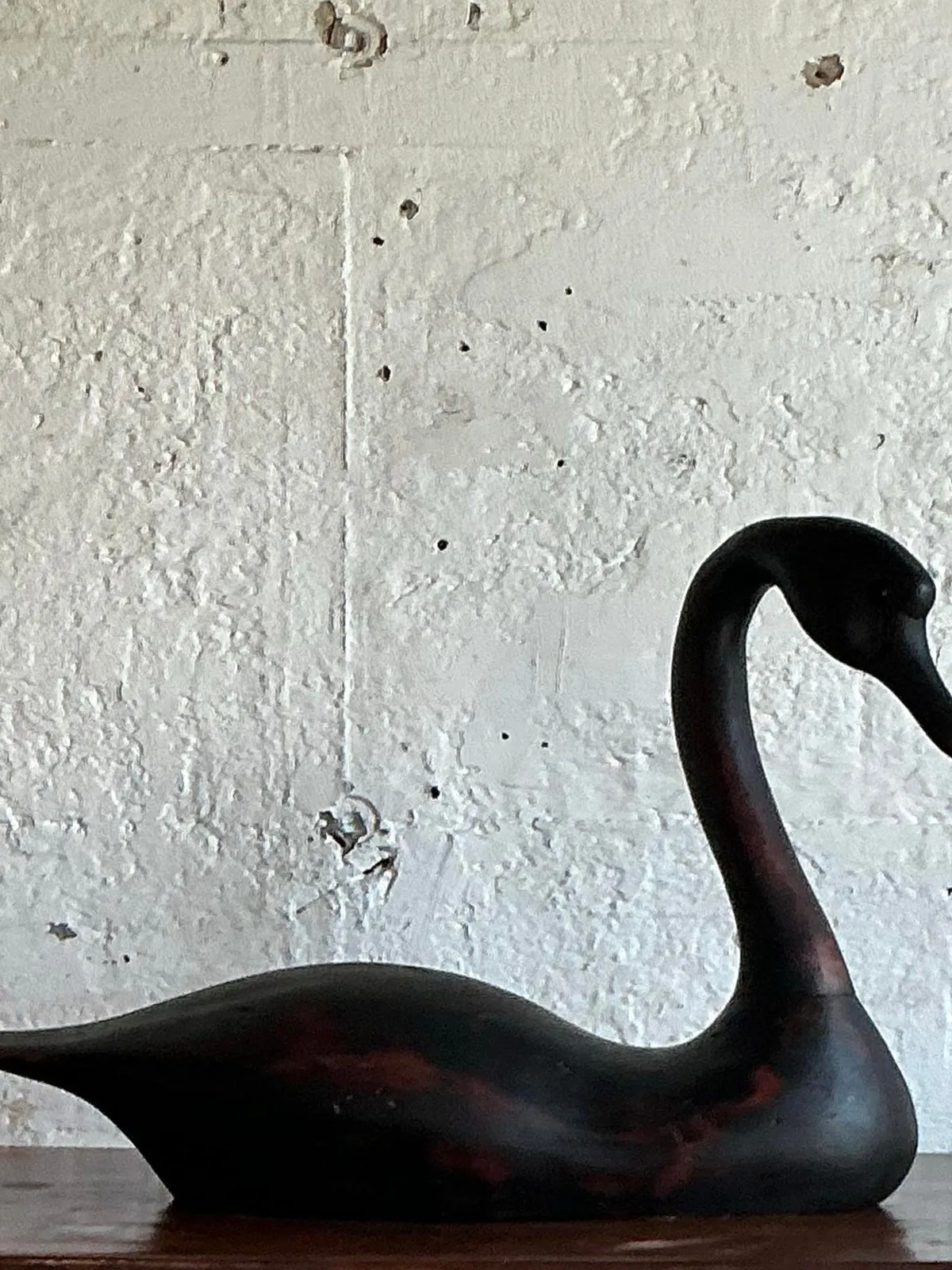 Vintage Boho Life Size Swan Decoy — additional photo 6