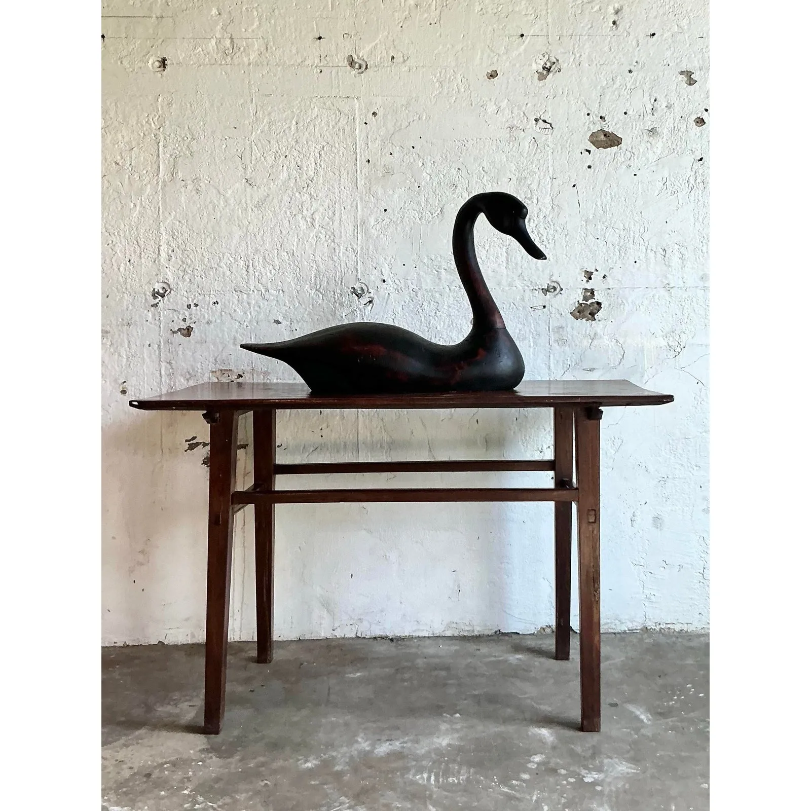 Vintage Boho Life Size Swan Decoy — additional photo 8