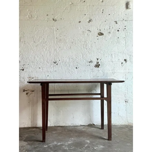 Vintage Boho Distressed Wood Console Table — additional photo 3