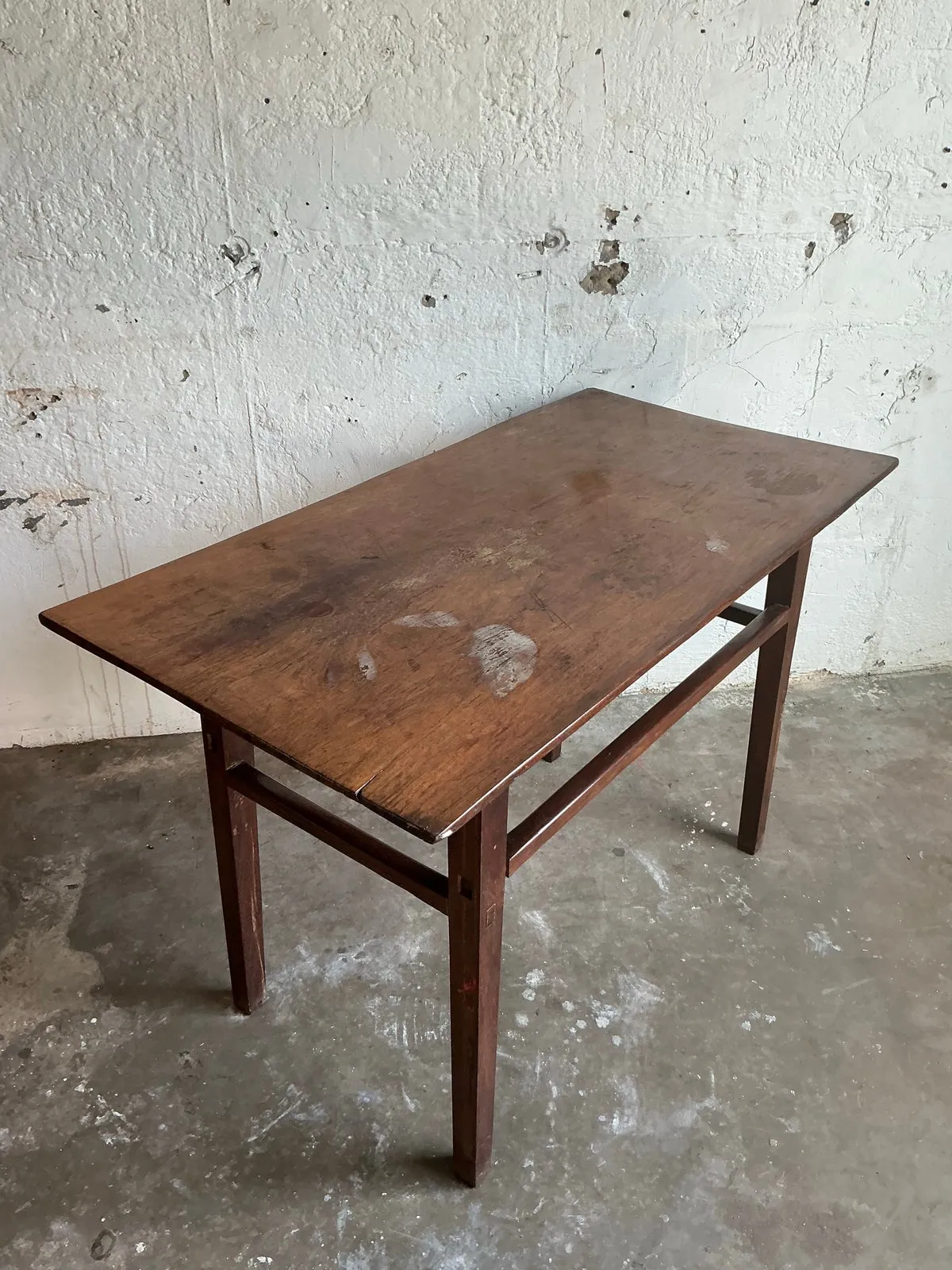 Vintage Boho Distressed Wood Console Table — additional photo 3