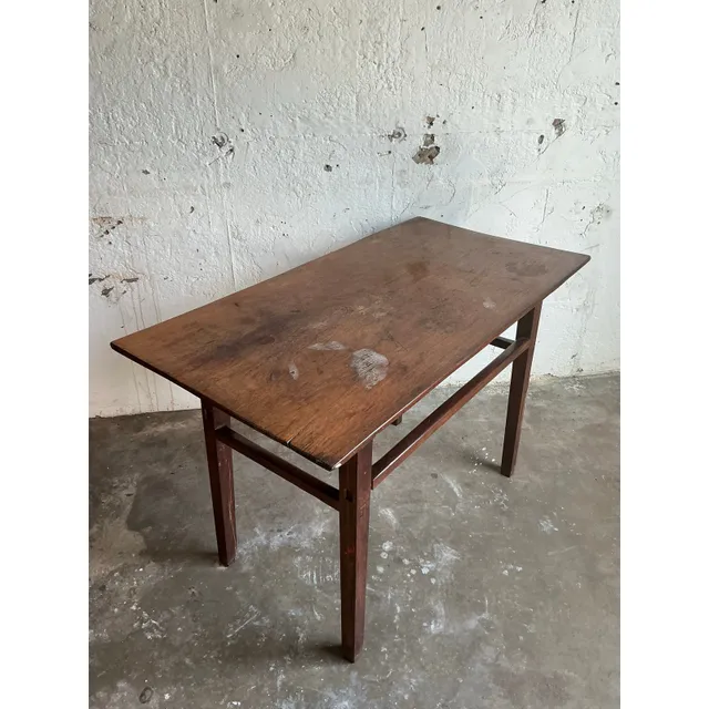 Vintage Boho Distressed Wood Console Table — additional photo 4
