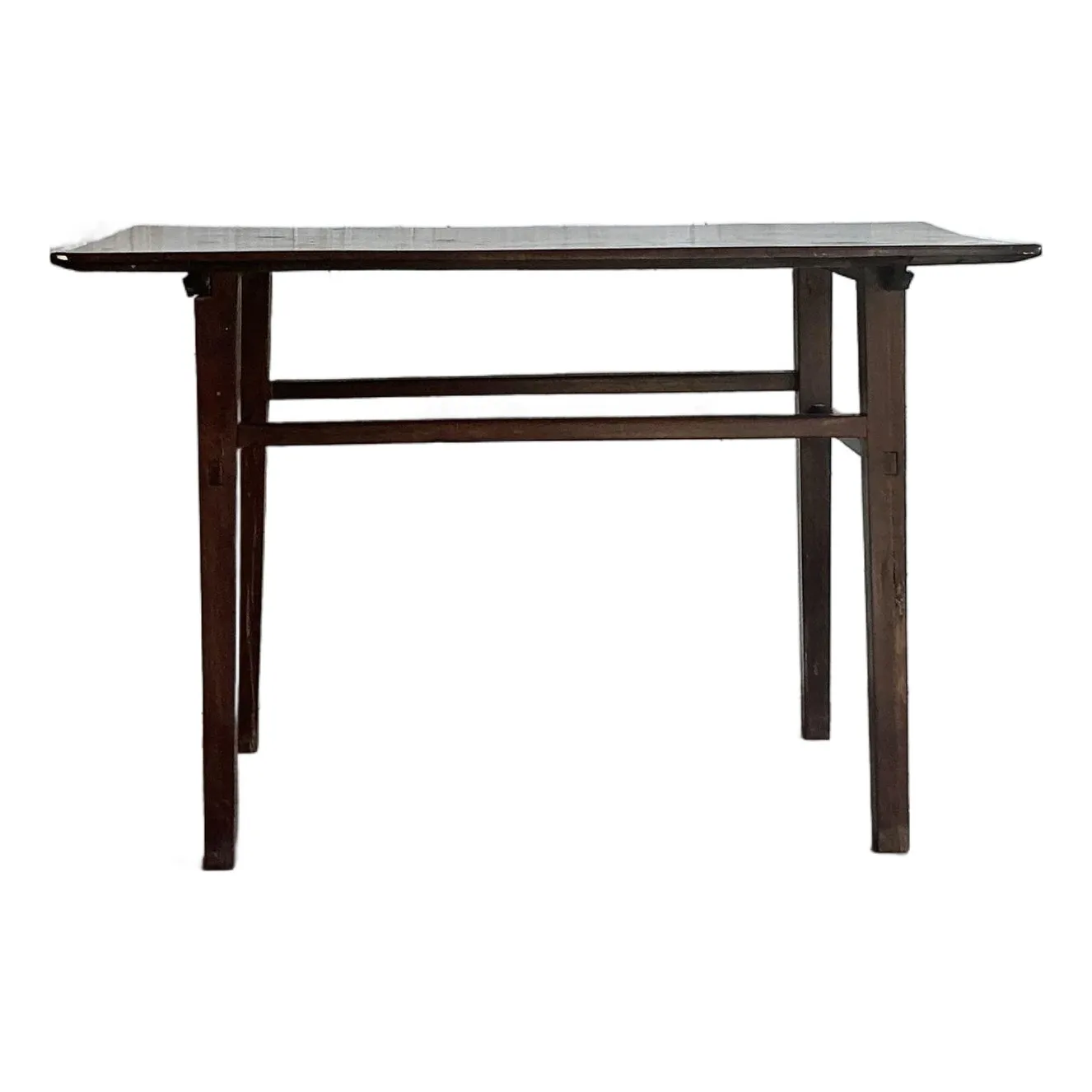 Vintage Boho Distressed Wood Console Table — additional photo 1