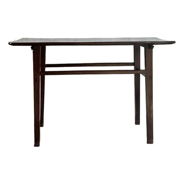 Vintage Boho Distressed Wood Console Table — additional photo 1