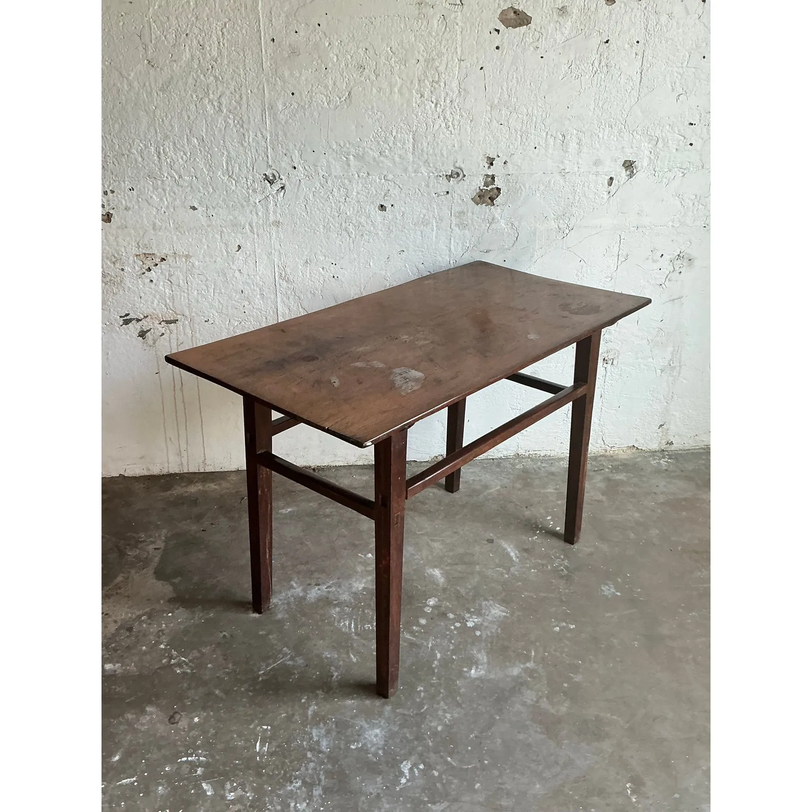 Vintage Boho Distressed Wood Console Table — additional photo 5