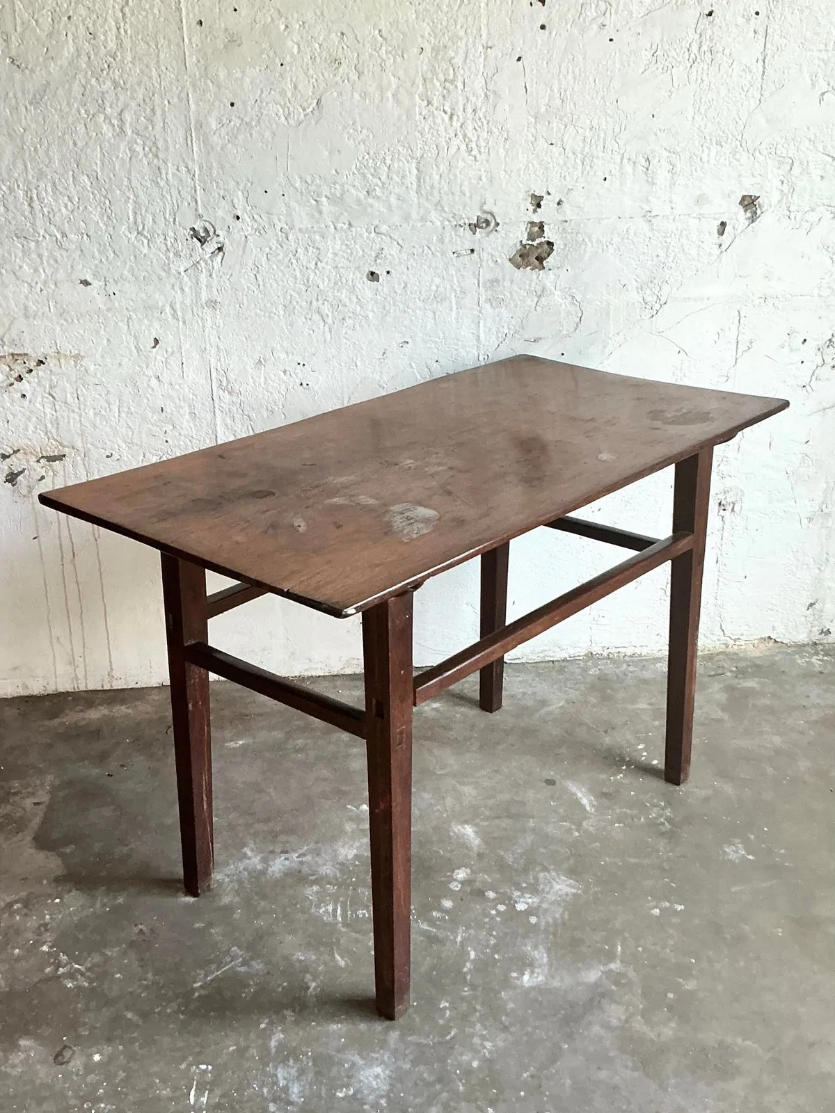 Vintage Boho Distressed Wood Console Table — additional photo 7
