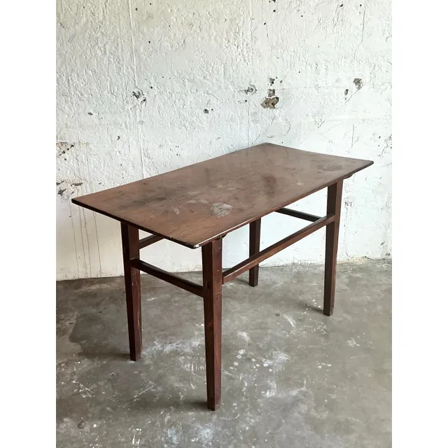 Vintage Boho Distressed Wood Console Table — additional photo 8