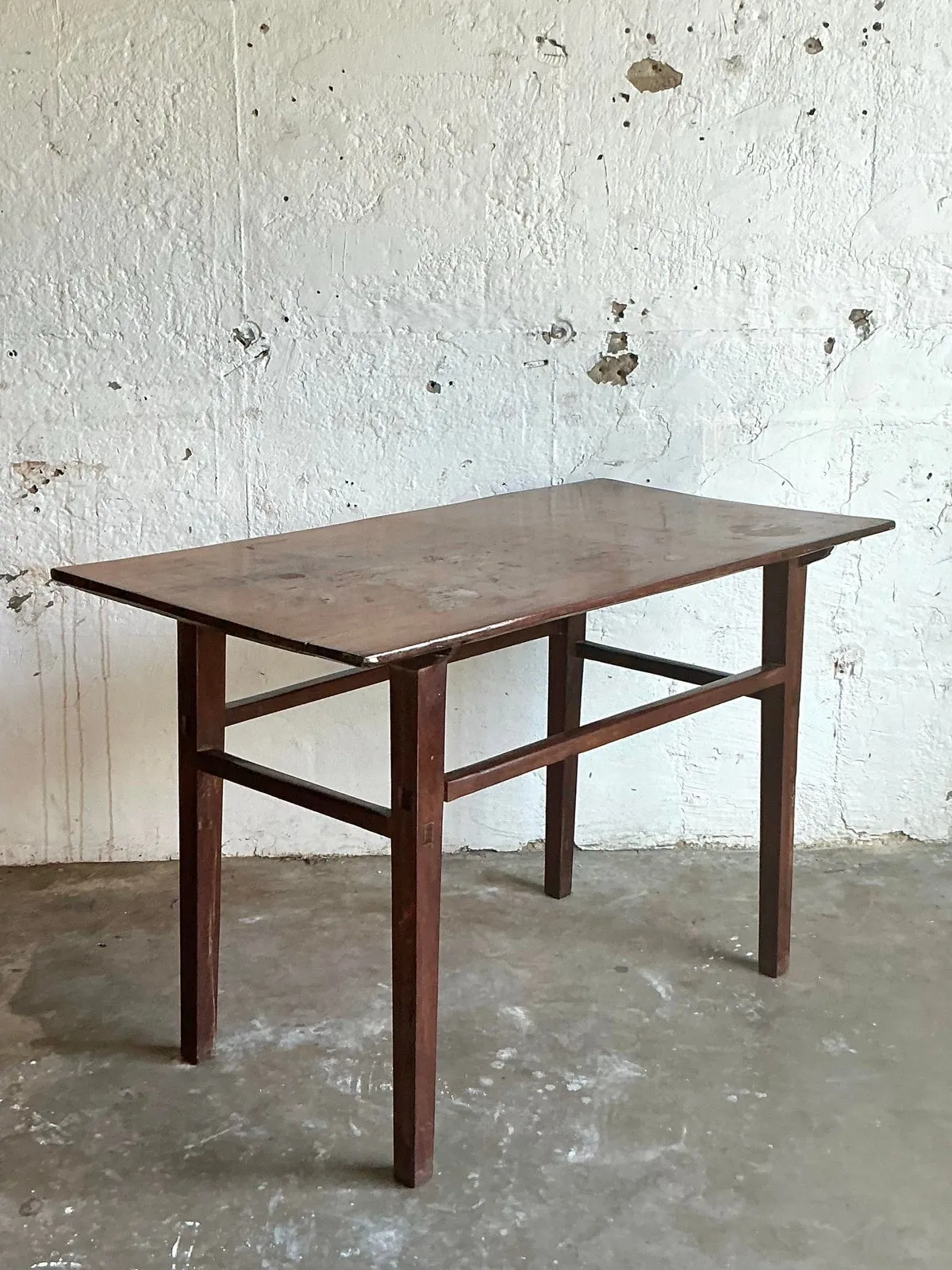 Vintage Boho Distressed Wood Console Table — additional photo 8