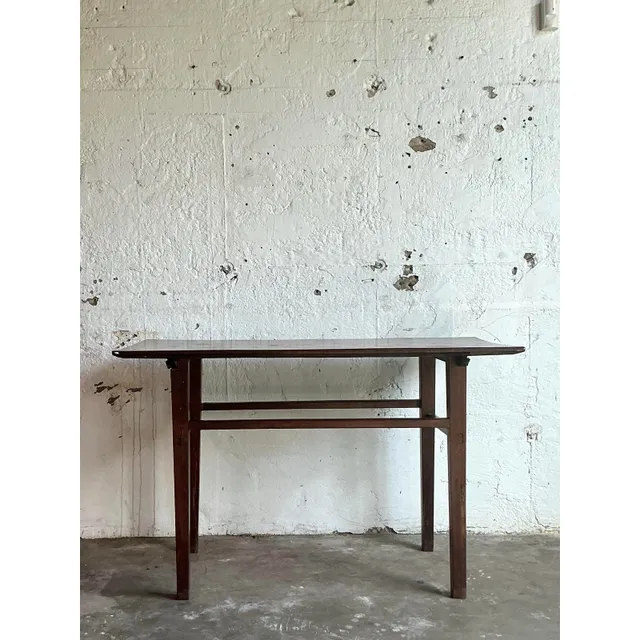 Vintage Boho Distressed Wood Console Table — additional photo 2