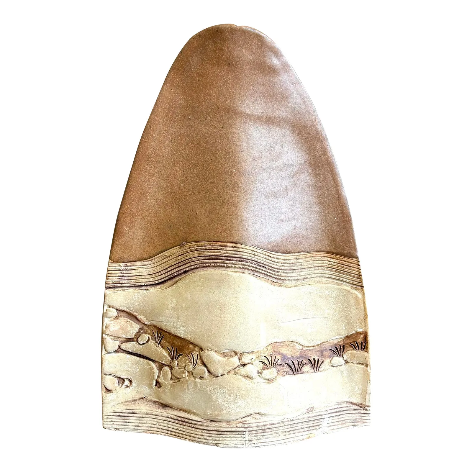 Vintage Boho Rustic Studio Pottery Vase — additional photo 1