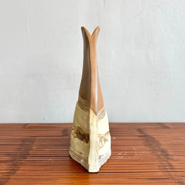 Vintage Boho Rustic Studio Pottery Vase — additional photo 5