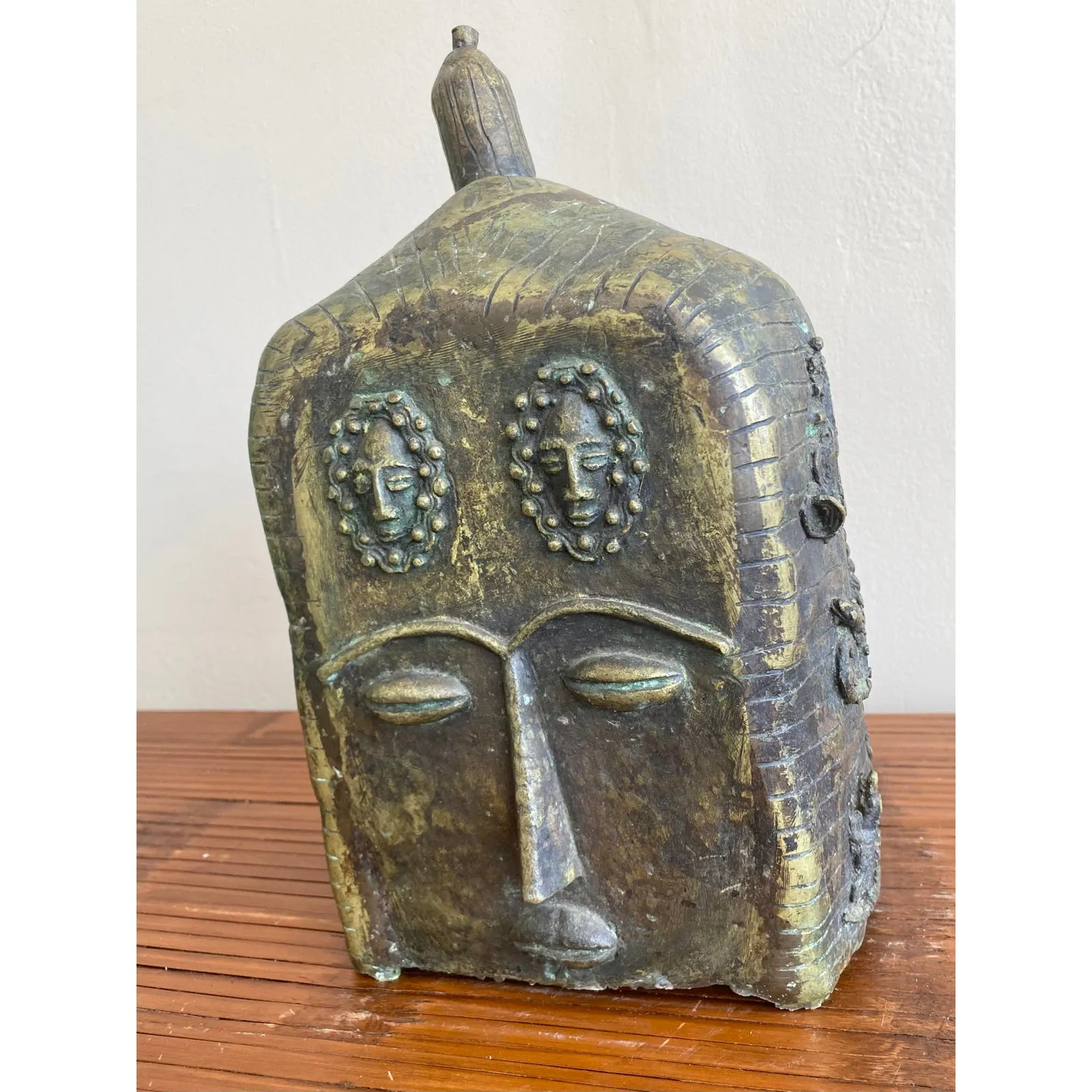 Boho Tribal-Inspired Bronze Sculpture — additional photo 2