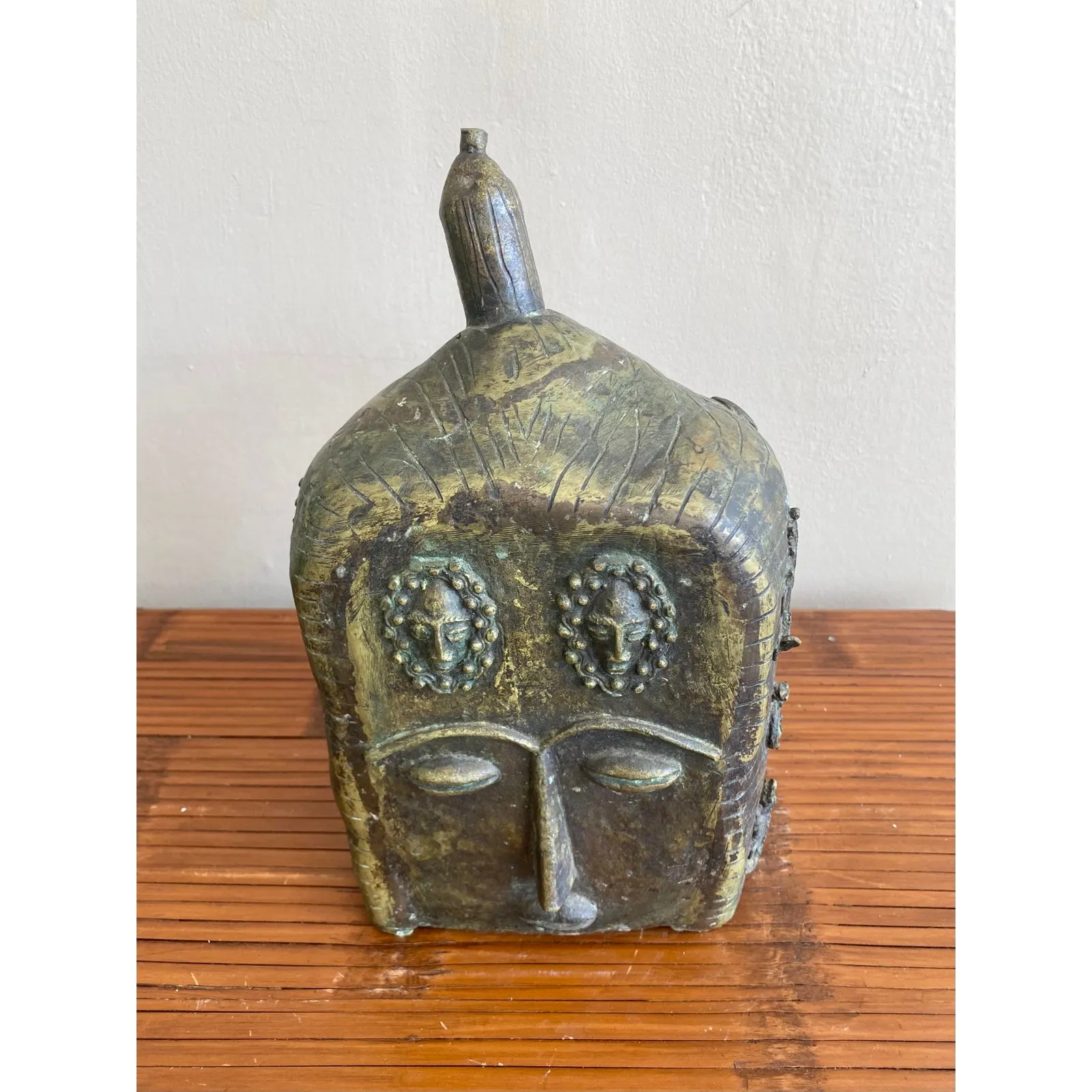 Boho Tribal-Inspired Bronze Sculpture — additional photo 1