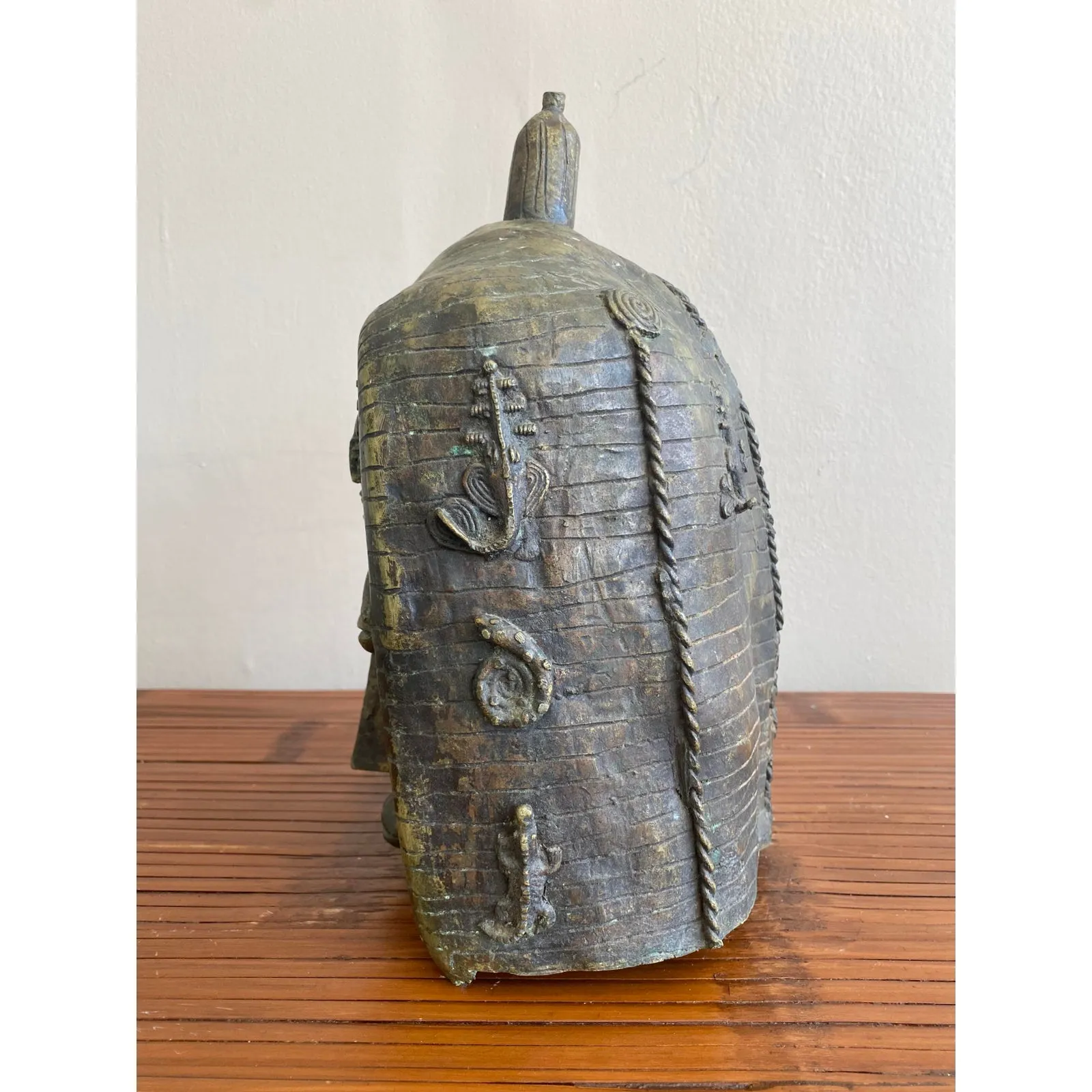 Boho Tribal-Inspired Bronze Sculpture — additional photo 7