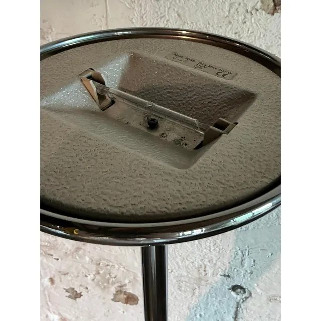 Vintage Boho Polished Chrome Halogen Floor Lamp — additional photo 6