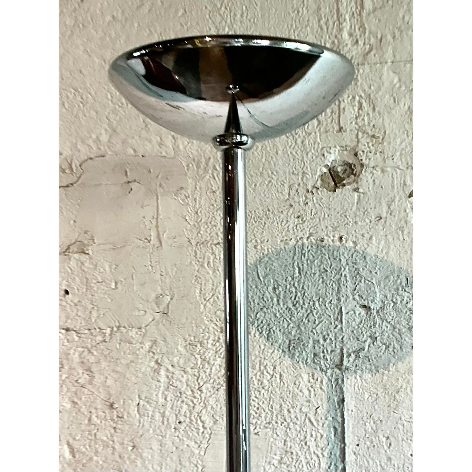 Vintage Boho Polished Chrome Halogen Floor Lamp — additional photo 8