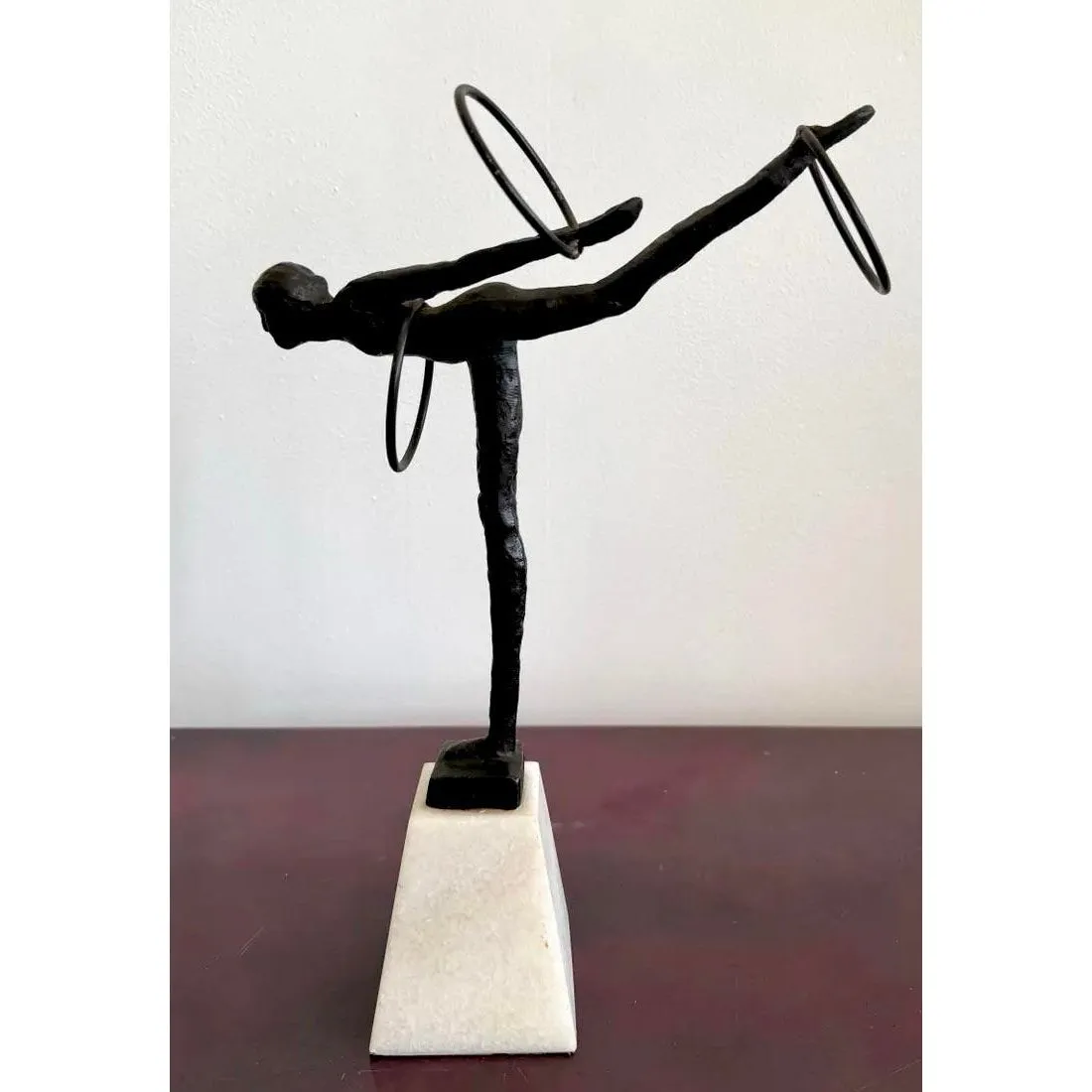 Vintage Boho Bronze Gymnast — additional photo 1