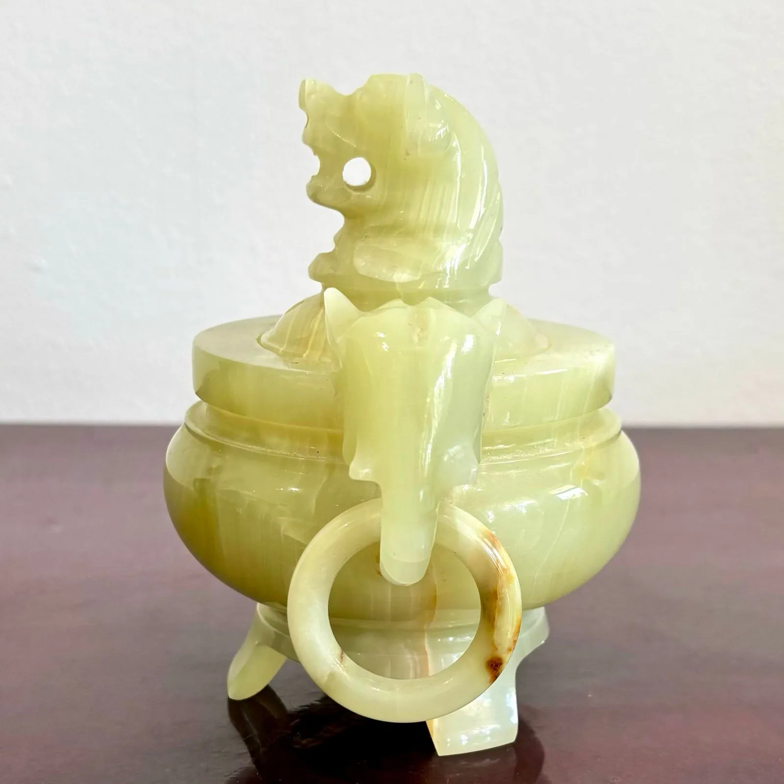 Vintage Boho Onyx Lidded Bowl — additional photo 5