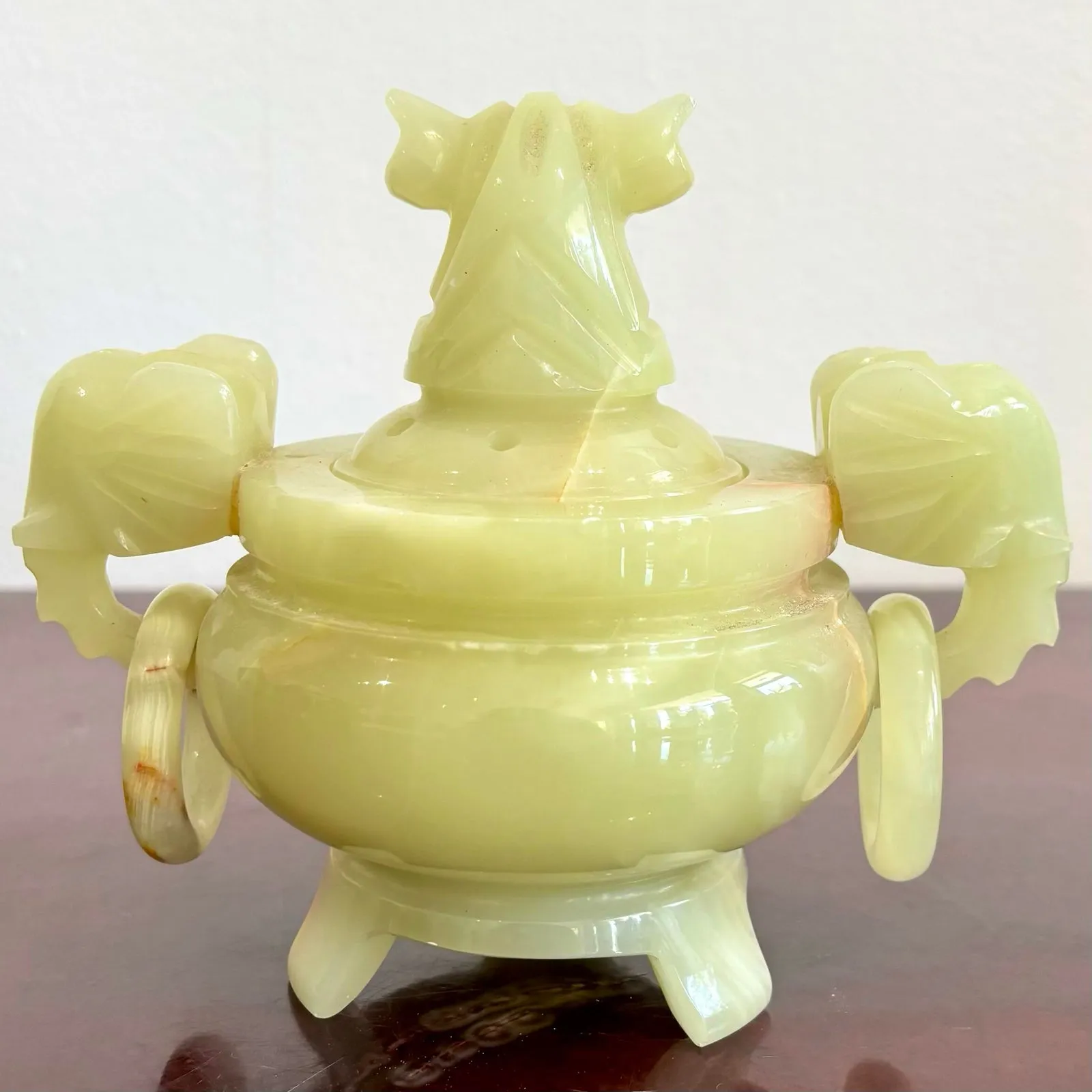 Vintage Boho Onyx Lidded Bowl — additional photo 6