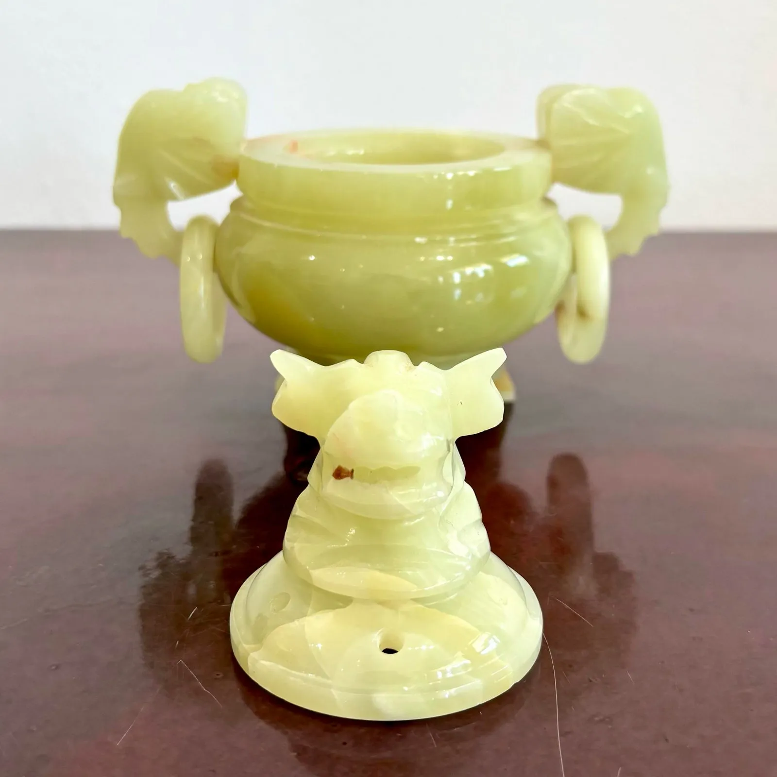 Vintage Boho Onyx Lidded Bowl — additional photo 7