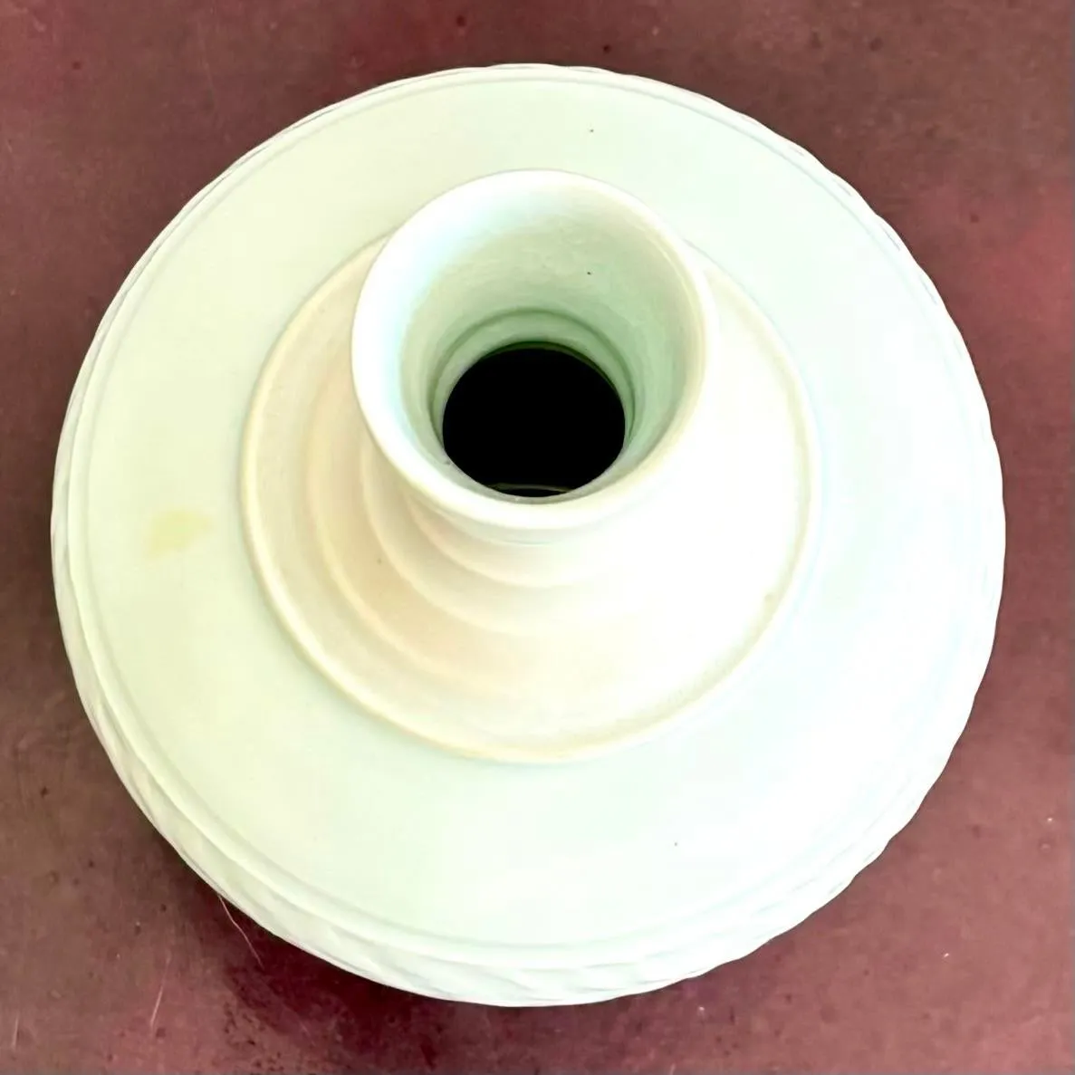 Vintage Boho Original Studio Pottery Textured Vase — additional photo 5