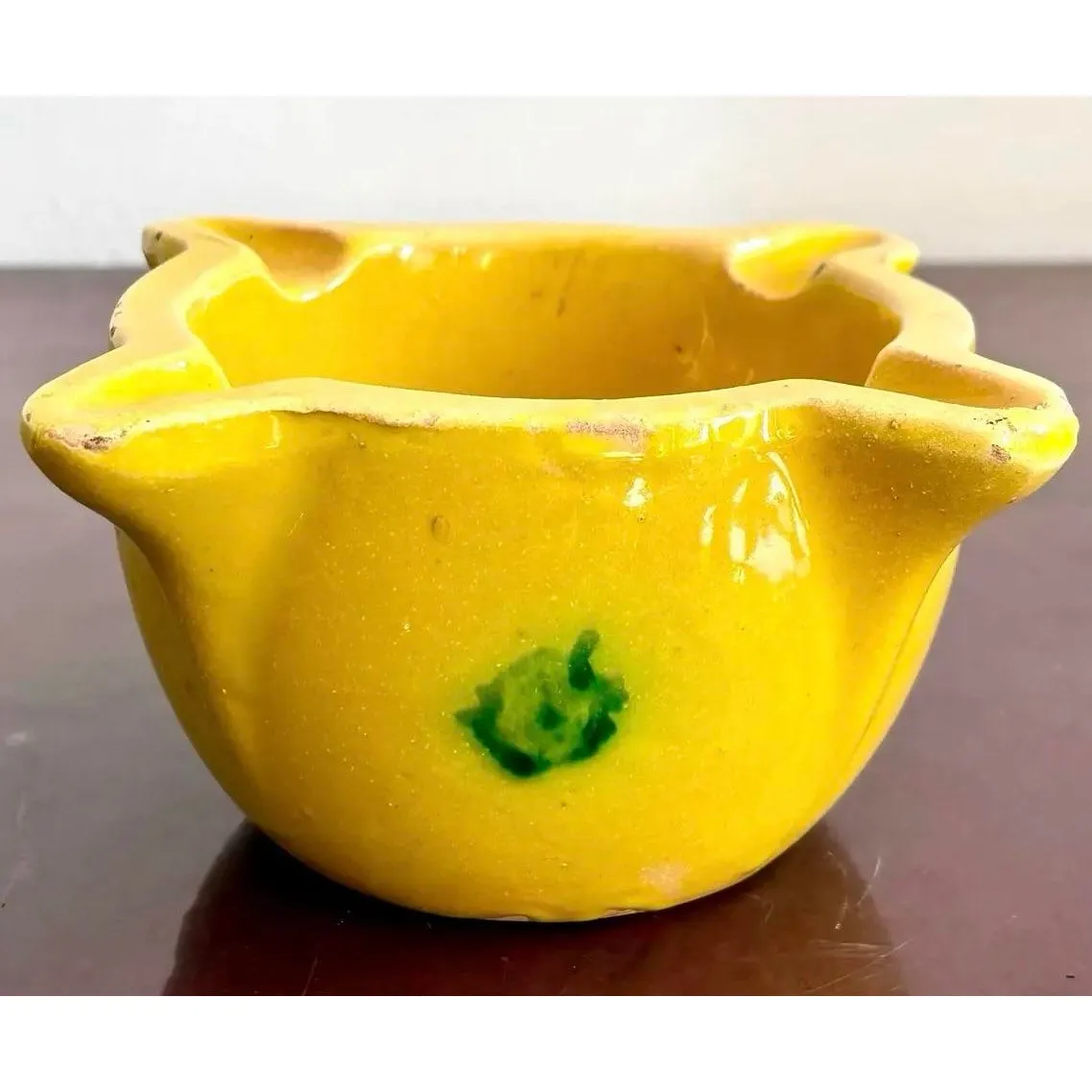 Vintage Glazed Studio Pottery Catchall — additional photo 7