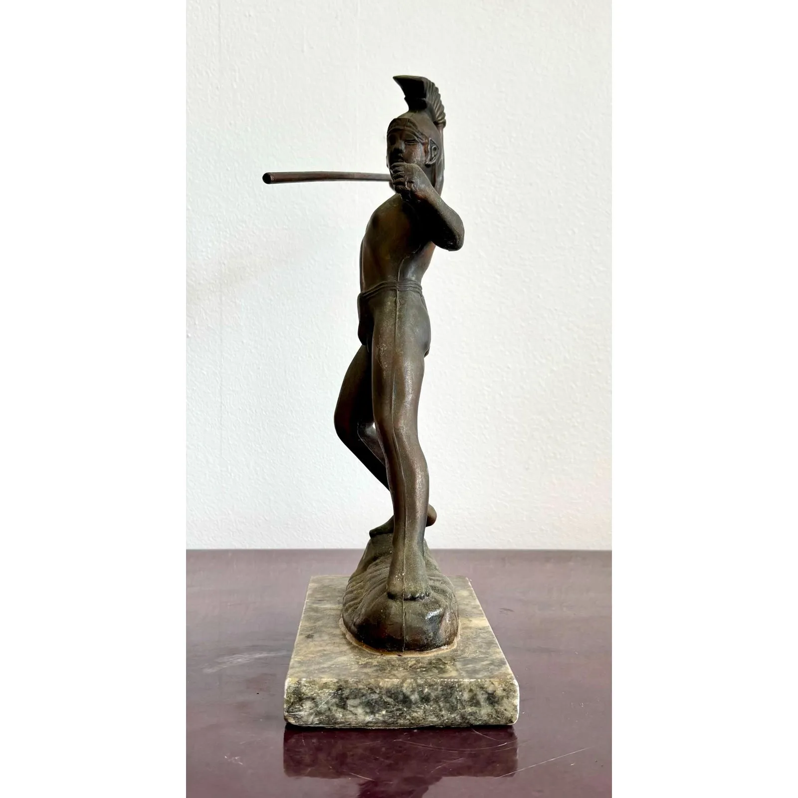 Vintage Grand Tour Bronze Gladiator Statue — additional photo 8
