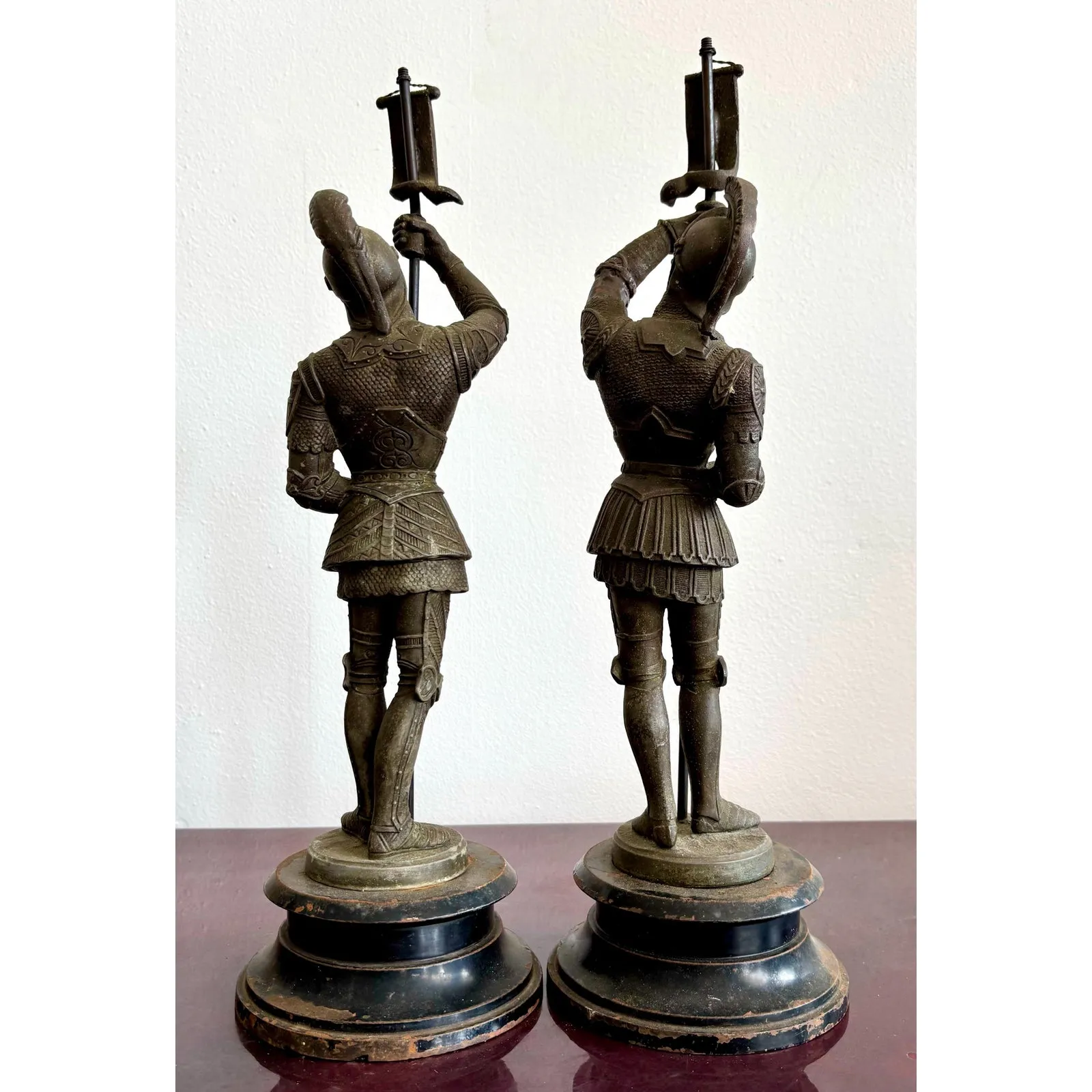Vintage Bronze Soilder Statue - Set of 2 — additional photo 5