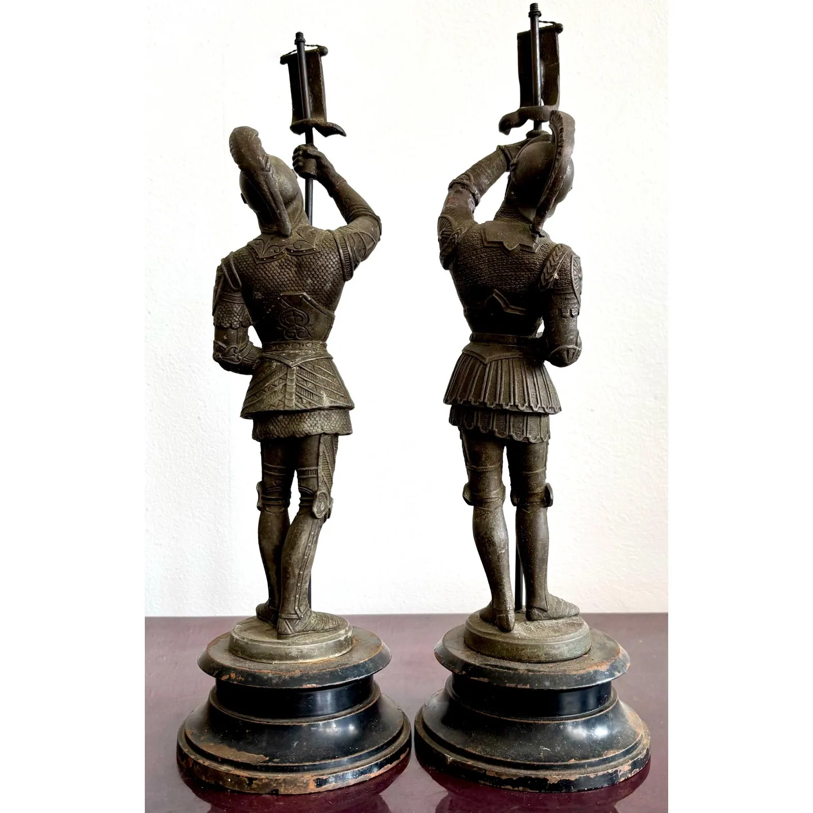 Vintage Bronze Soilder Statue - Set of 2 — additional photo 6