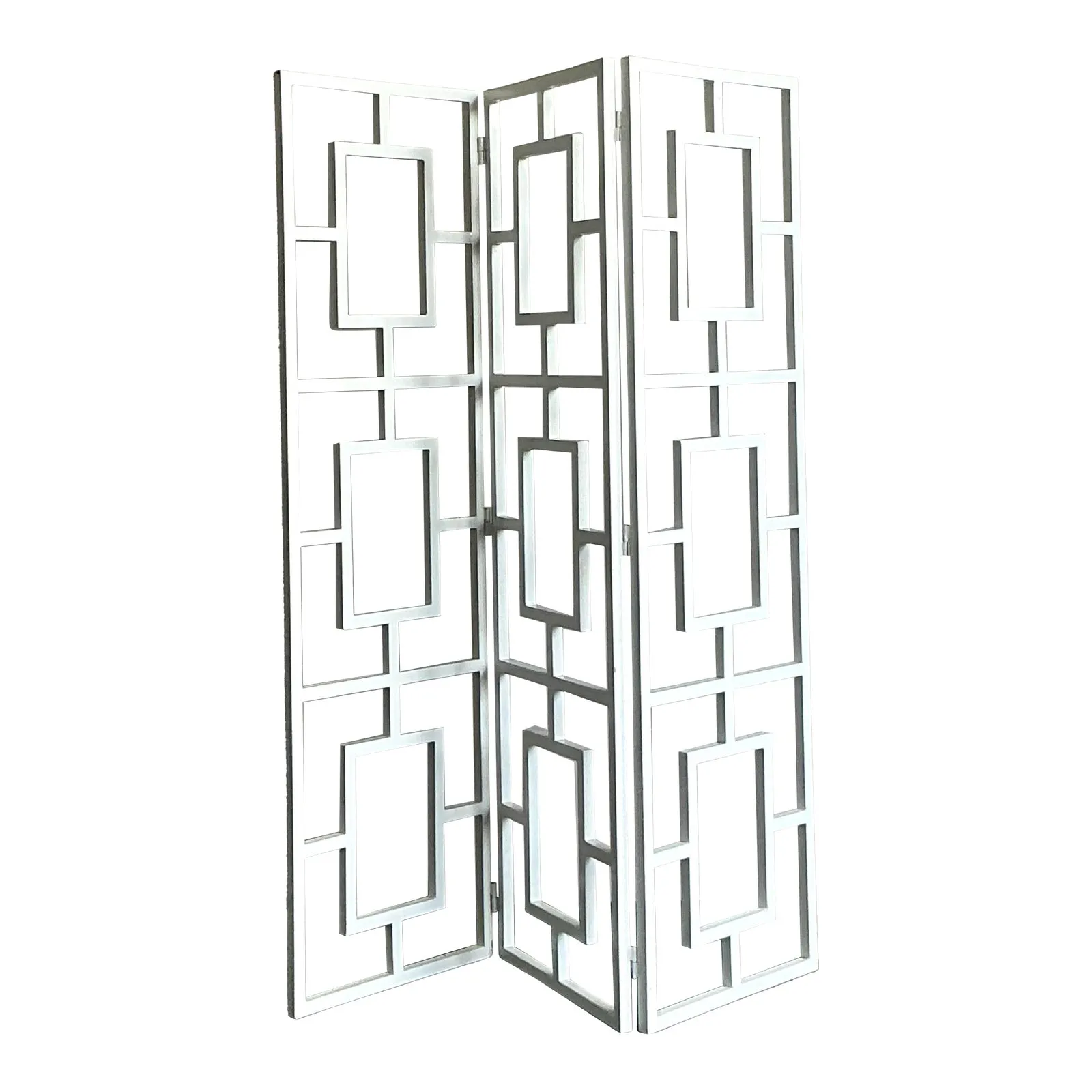 Vintage Regency Block Folding Screen — additional photo 1