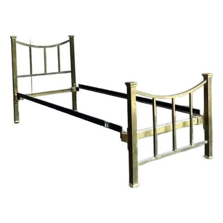 Vintage Boho Brass Daybed — additional photo 1