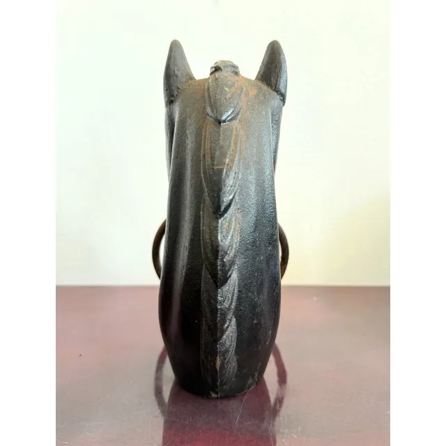 Vintage Cast Iron Horse Head Hitching Post — additional photo 8