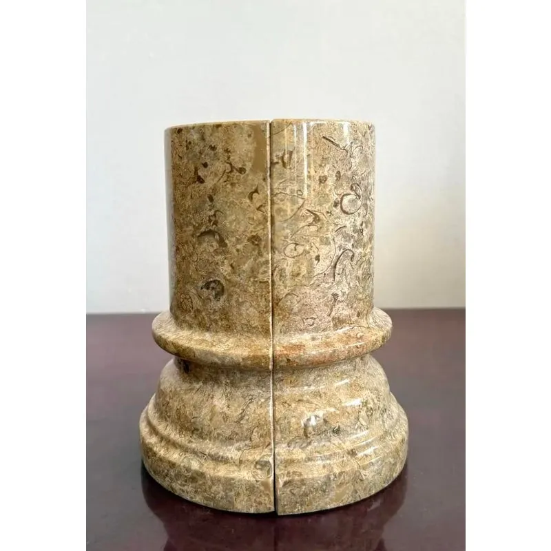 Vintage Marble Column Bookends – Set of 2 — additional photo 4