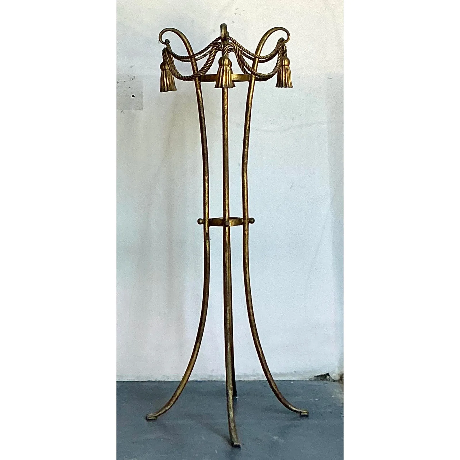 Vintage Regency Tassel and Swag Plant Stand — additional photo 7