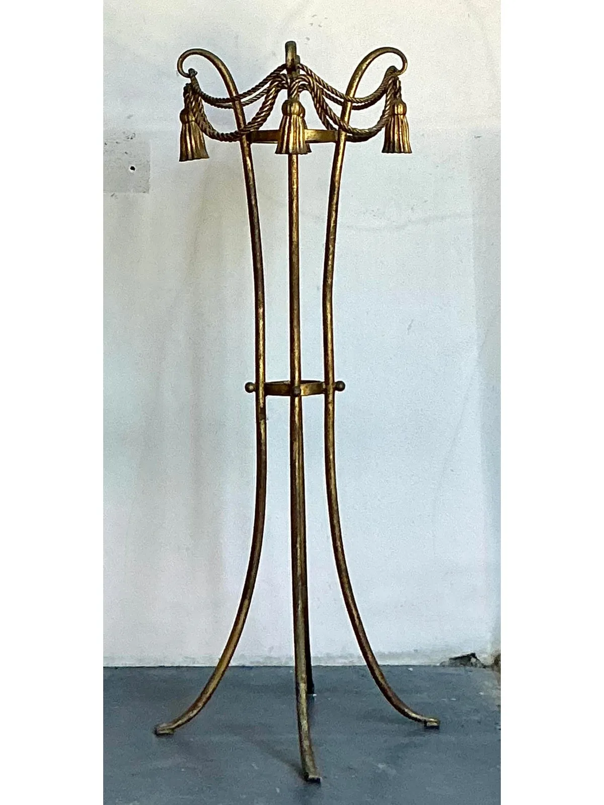 Vintage Regency Tassel and Swag Plant Stand — additional photo 6