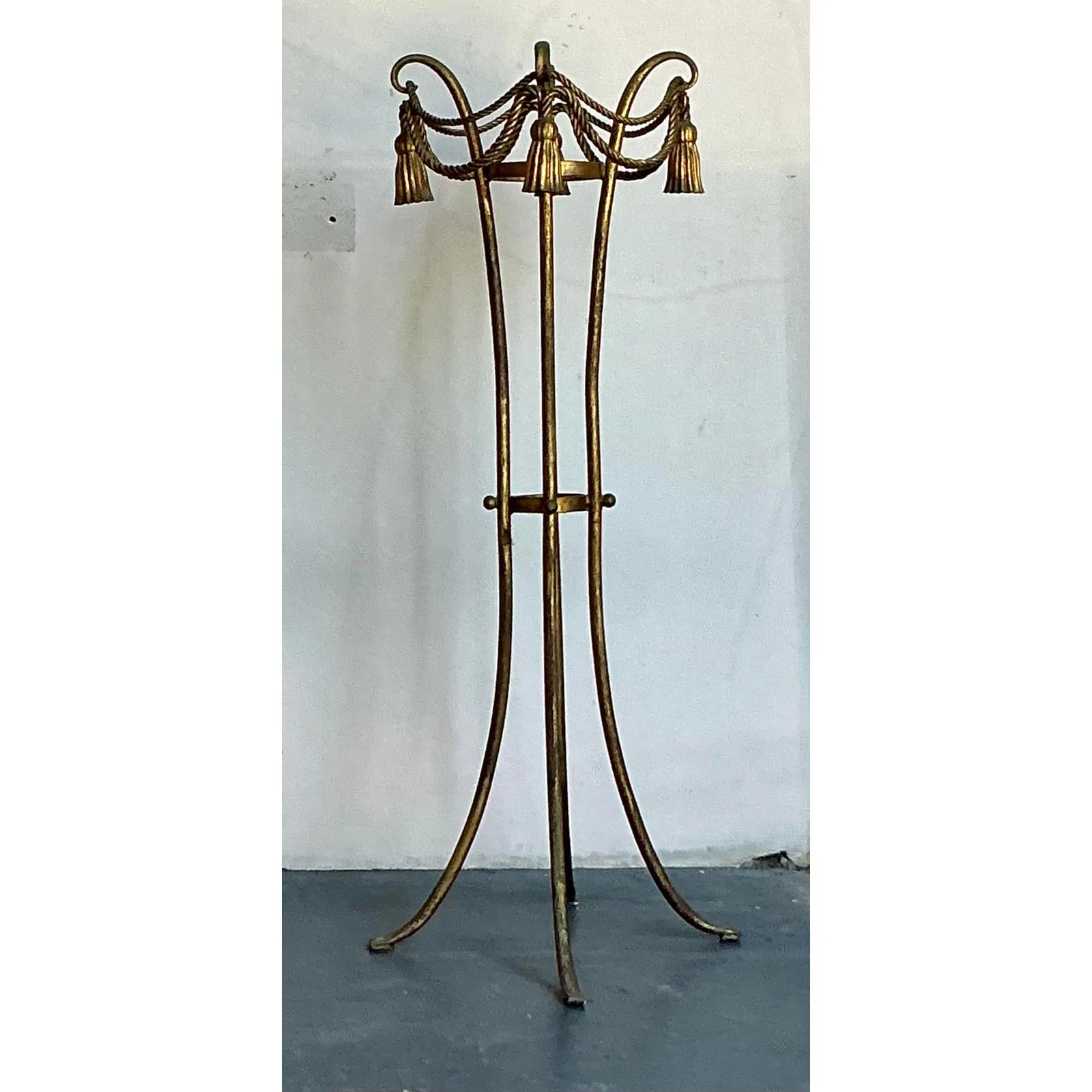 Vintage Regency Tassel and Swag Plant Stand — additional photo 8